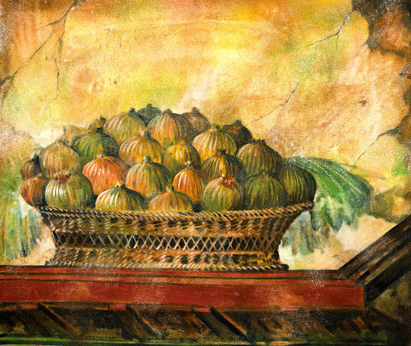 Affresco Cesto di Fichi